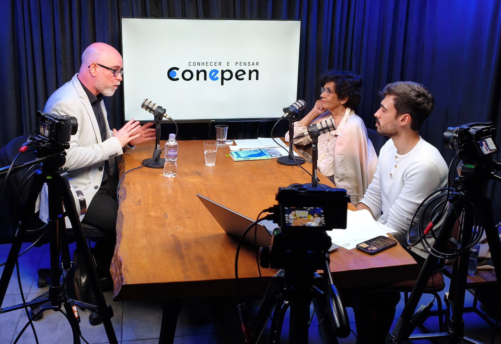 estúdio videocast Zupi Live - Cursos Conepen