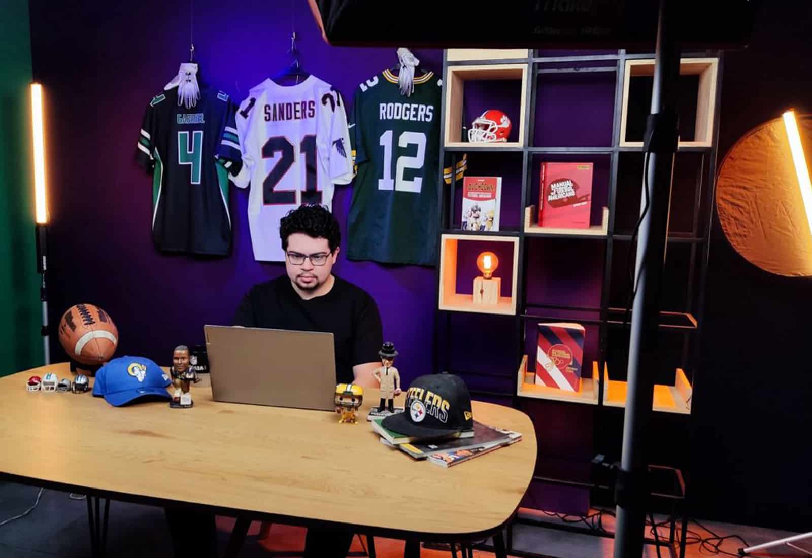 Estúdio multiuso Zupi Live - videocast de Esportes
